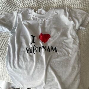 Kids White 'I Love Vietnam' T-Shirt